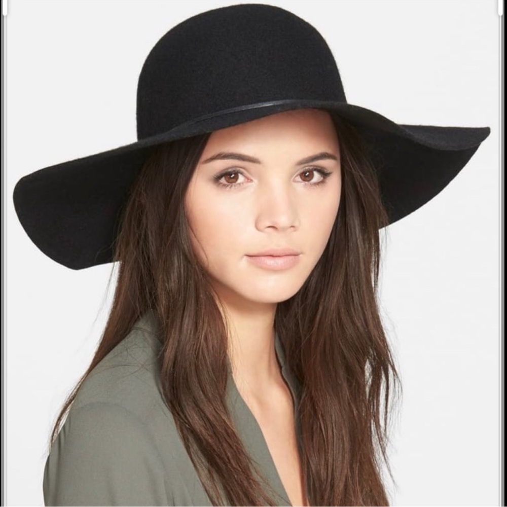 Nordstrom Trim Floppy Felt Hat